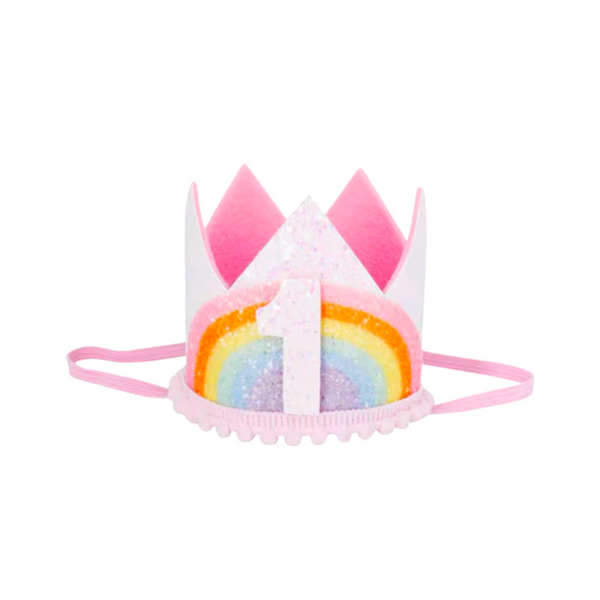 Rainbow Party Crown (includes numbers 1 to 9)