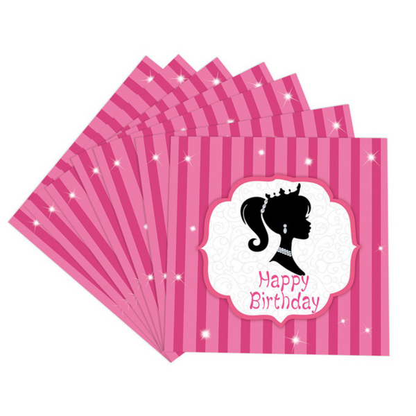 Barbie Themed Napkins (pack of 20)