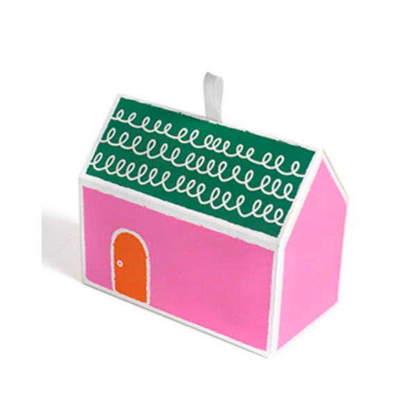 House Favour Box, Pink (set of 4)