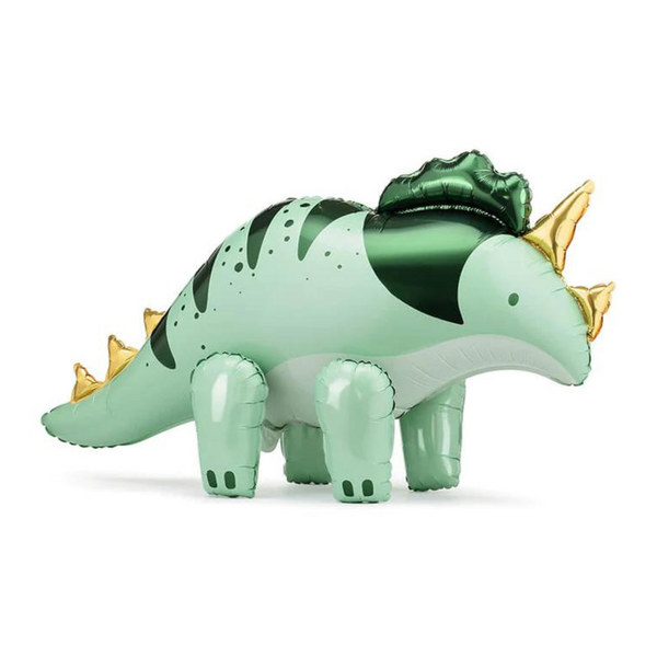 4D Triceratops Standing Foil Balloon