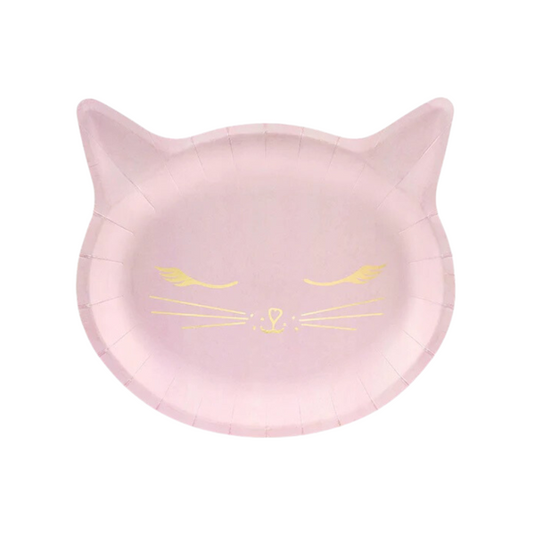 Halloween Pink Cat Plates (set of 8)