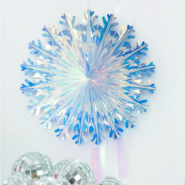 Snowflake Party Fans (set of 1)