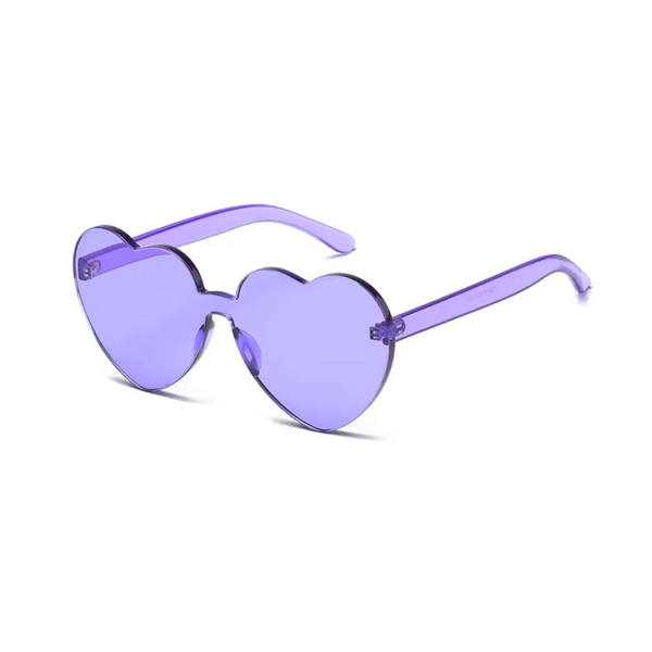 Heart Sunglasses, Purple