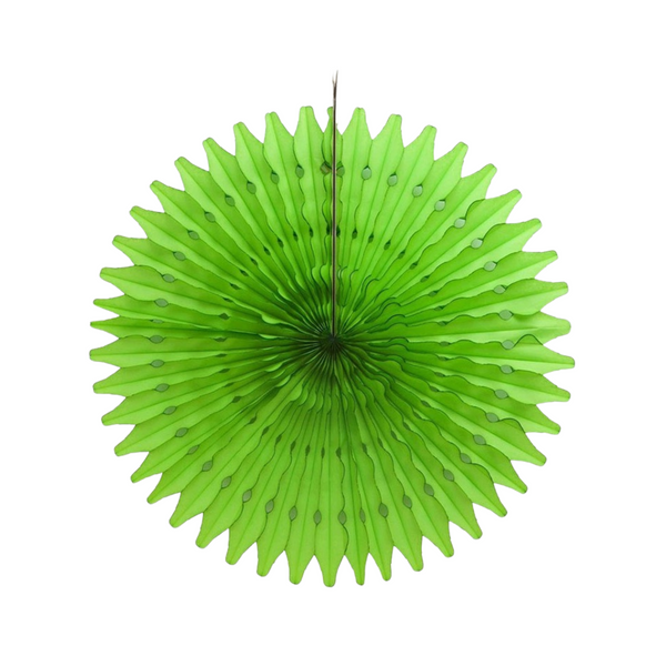 Green Honeycomb Fan (set of 1)