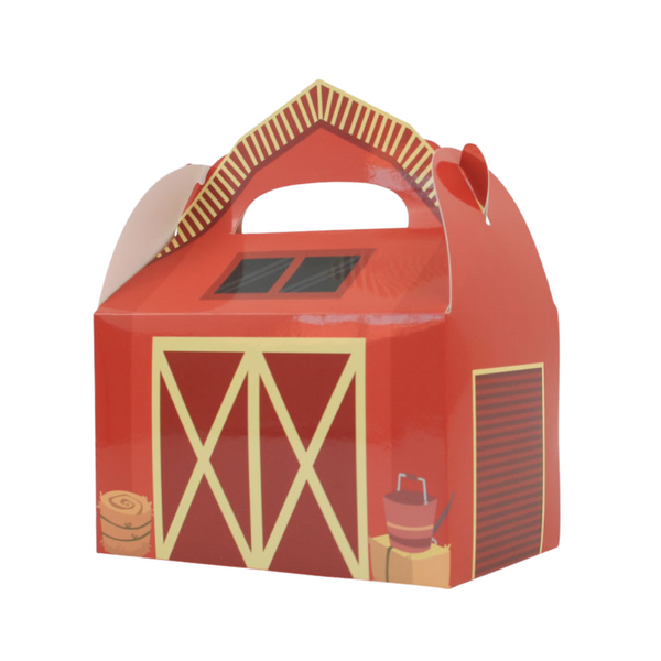 On the Farm, Barn Favour Boxes (set of 4)