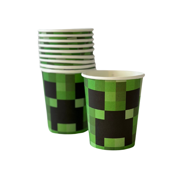 Minecraft Paper Cups (set of 10)