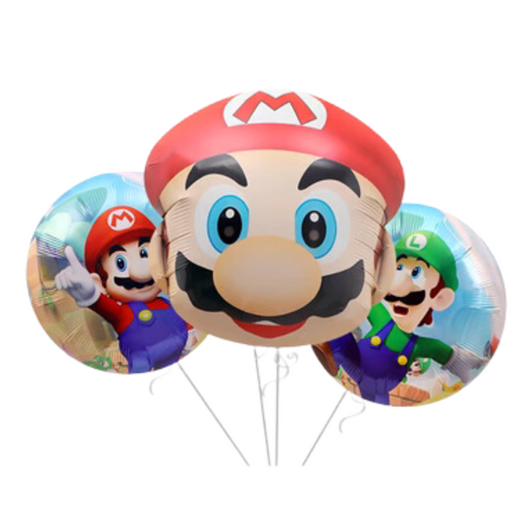 Super Mario Foil Balloon (set of 3)