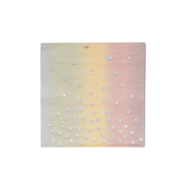 Rainbow Paper Napkins (pack of 16)