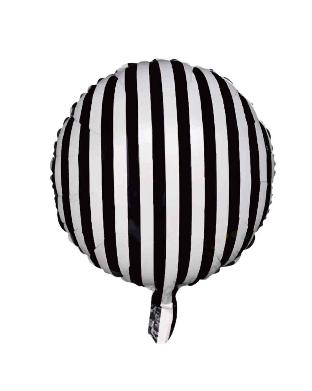 Round Racing Car Themed Balloon, Striped