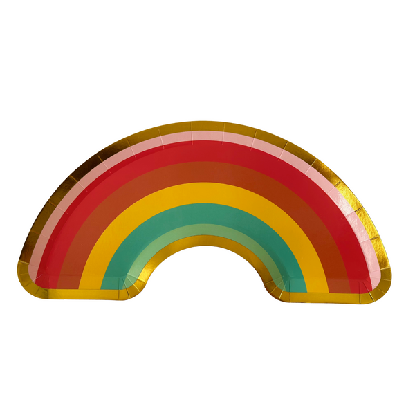Rainbow Shaped Paper Plate (set of 8)