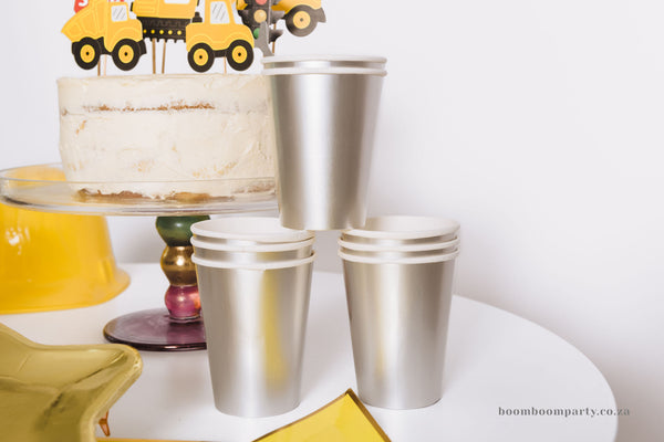 Silver Paper Cups (set of 8)