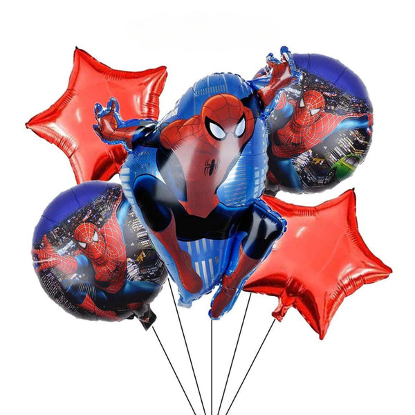 Spiderman Foil Balloon (set of 5)