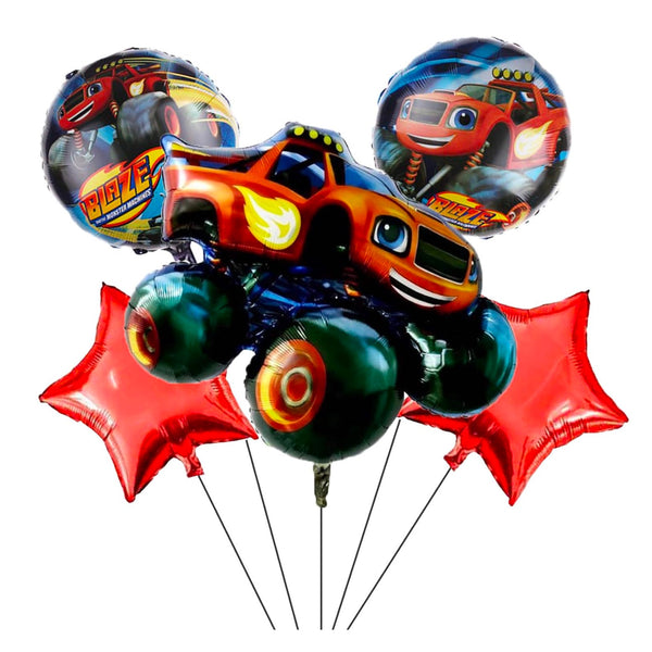 Blaze and the Monster machine foil balloon (set of 5)