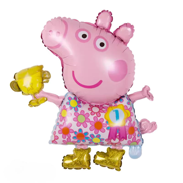 Piggy Peppa Trophee Shaped Foil Balloon