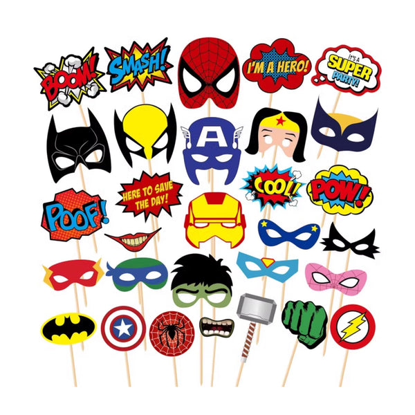 Superhero Photoprop Icons (set of 30)