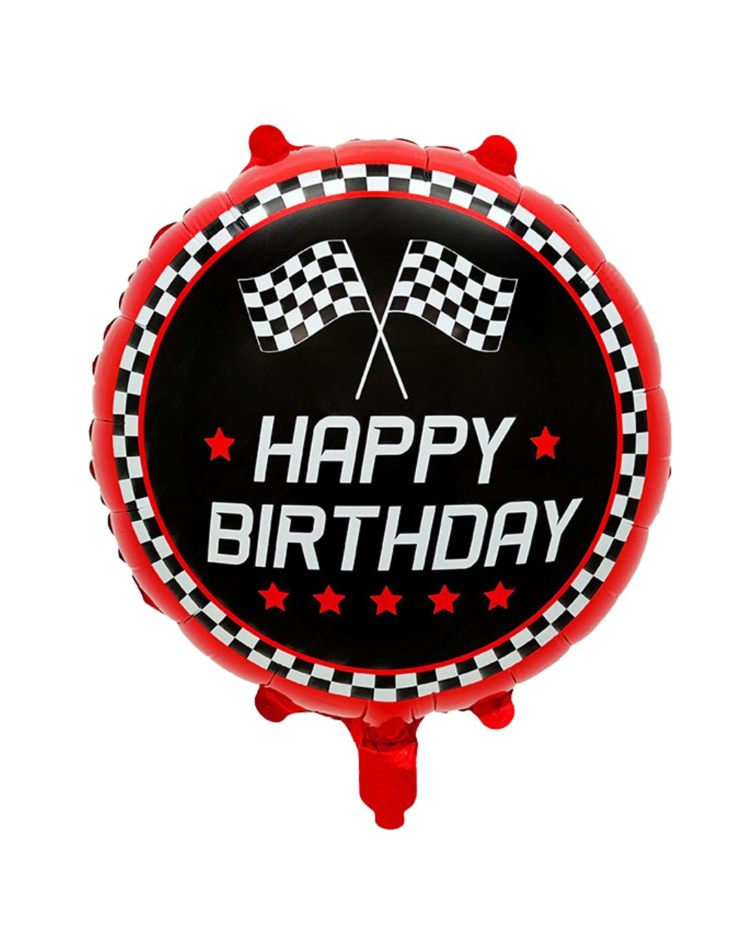 Race Car Foil Balloon, Happy Birthday