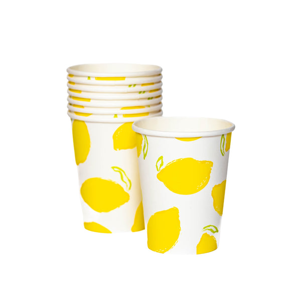 Lemon Cups, Yellow (set of 8)