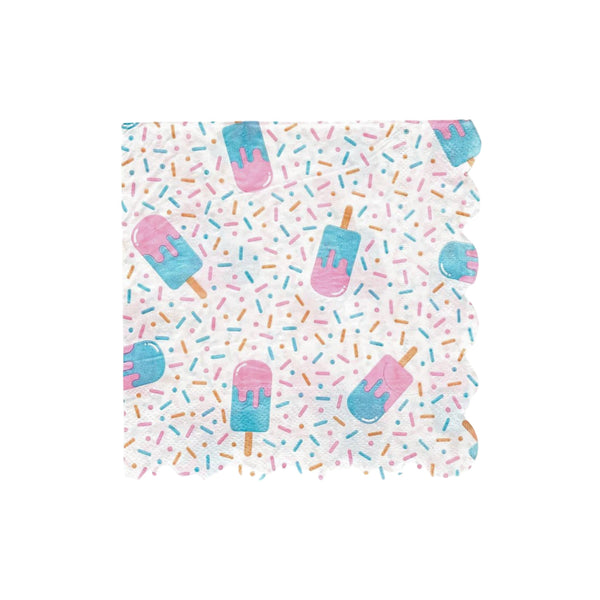 Popsicles and Sprinkles Napkins (pack of 10)