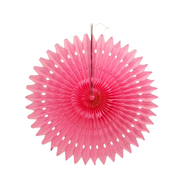 Pink Honeycomb Fan (set of 1)