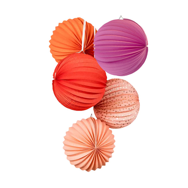 Peachy Lantern Bouquet (set of 5)
