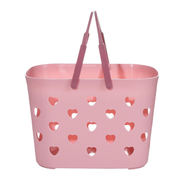 Heart Favour Basket, Pink