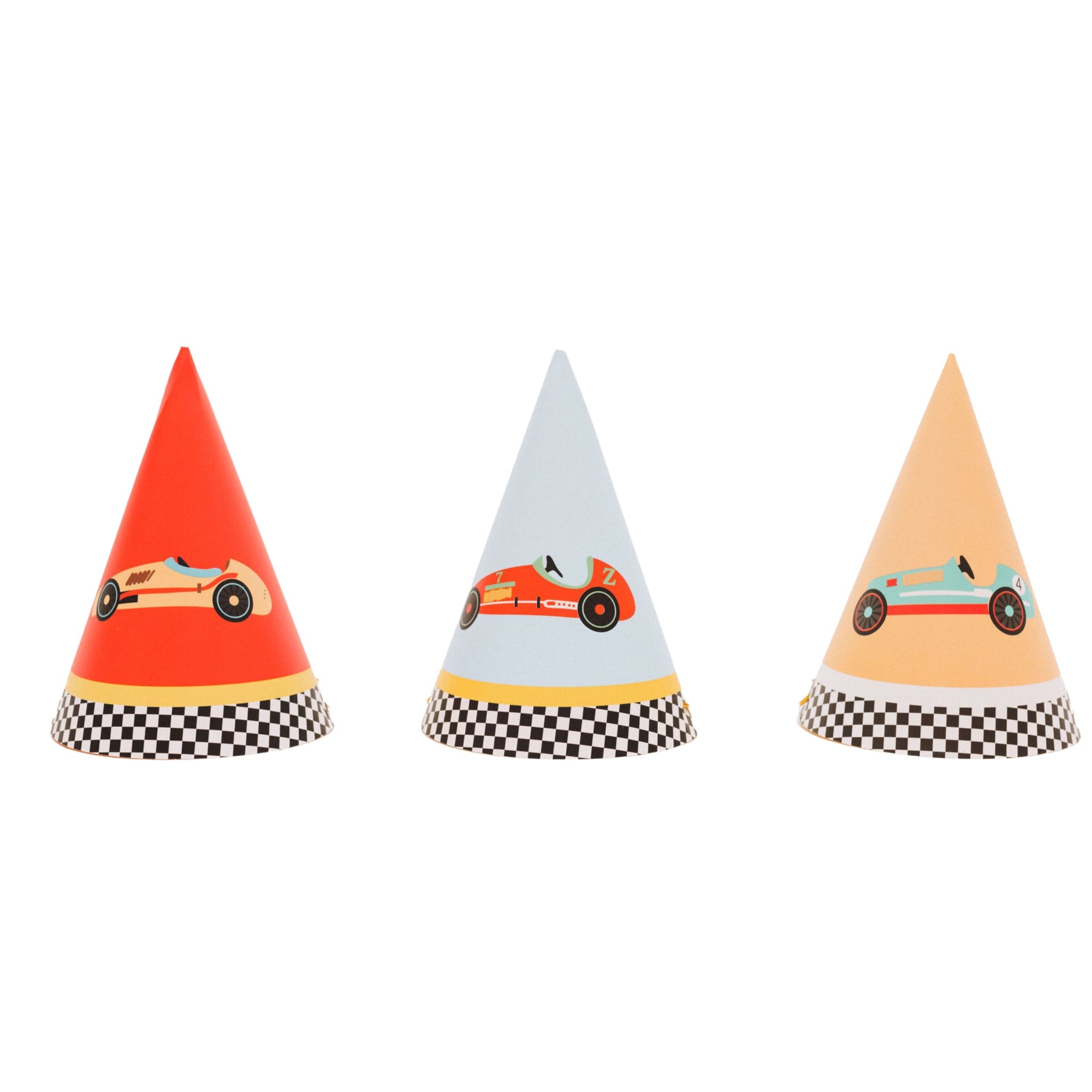 Fun Racing Hats Race Car Party Hat (set of 8) – Boom Boom Party Shop