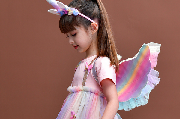 Tulle Colourful Angel Wings